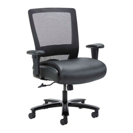 Boss Office Products Boss Mesh Heavy Duty Chair, 400 Lb Weight Capacity B699-BK